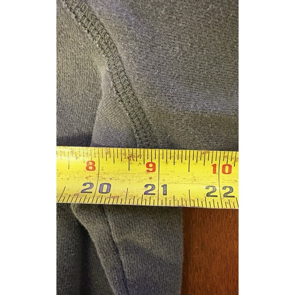 American Eagle Outfitters Vintage Fit Henley Sweatshirt Gray Men's Large - Picture 8 of 9